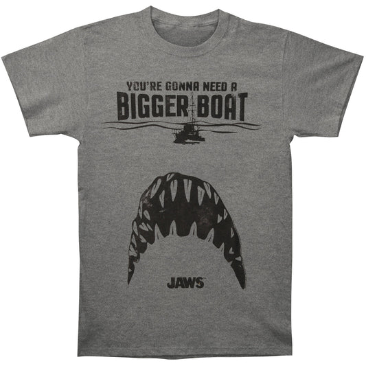 Jaws Bigger Boat Slim Fit T-shirt Front