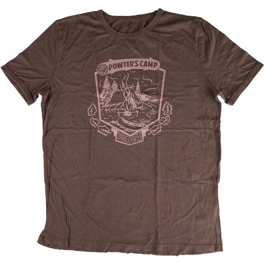 Daniel Powter Distressed Badge T-shirt Front