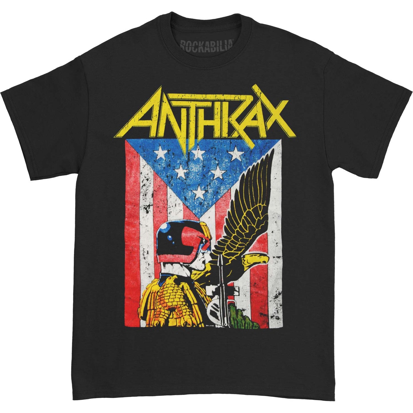Anthrax Dredd Eagle T-shirt Front