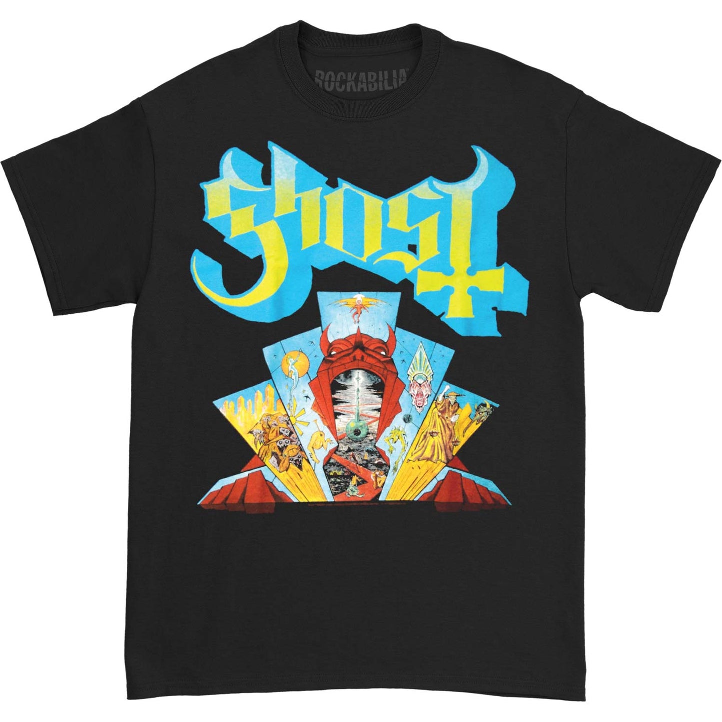 Ghost Devil Window T-shirt Front