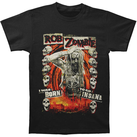Rob Zombie Born To Go Insane Slim Fit T-shirt Front