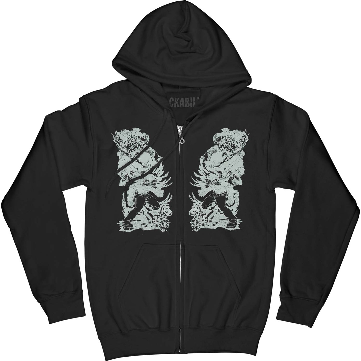 Red Chord Warrior Zippered Hooded Sweatshirt
