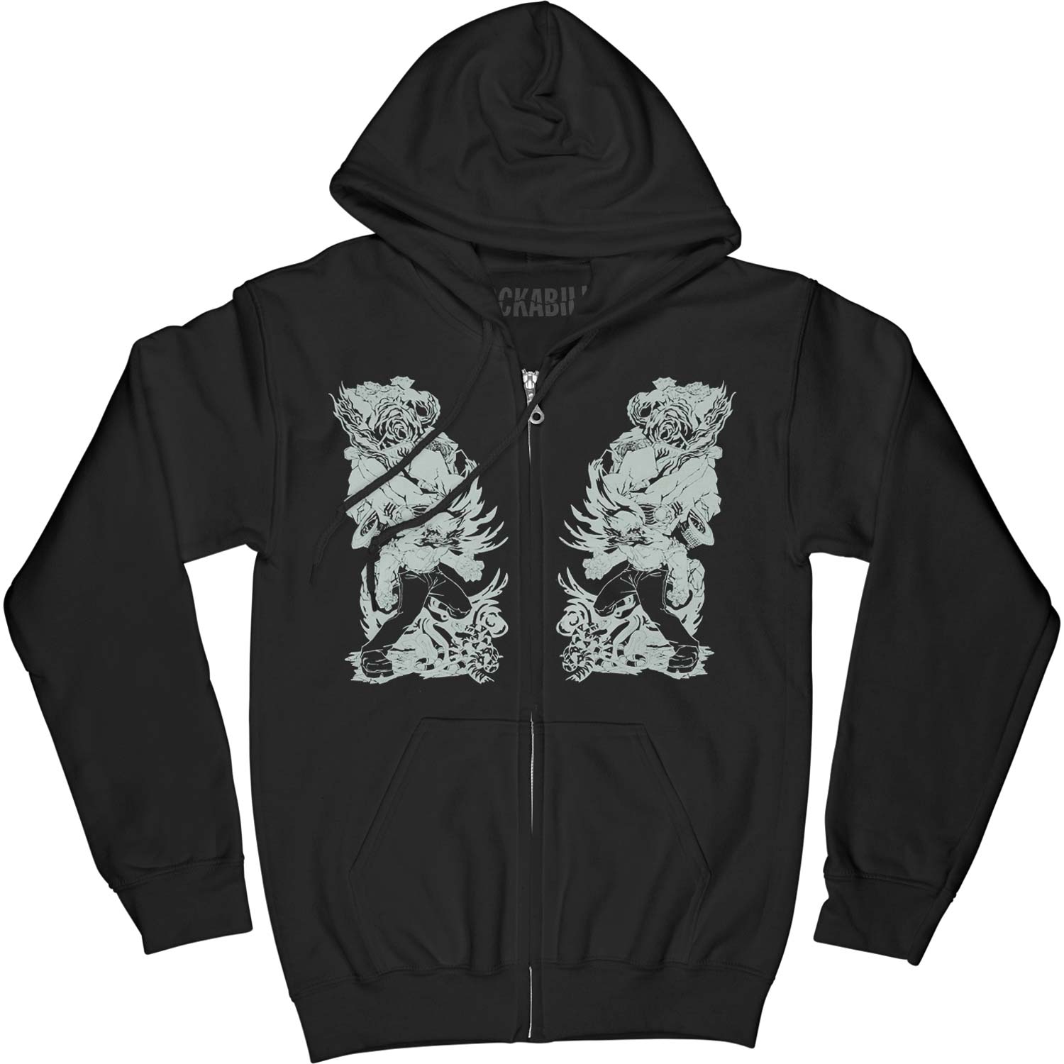 Red Chord Warrior Zippered Hooded Sweatshirt