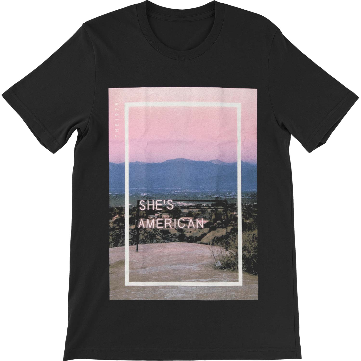 1975 She's American Slim Fit T-shirt Front