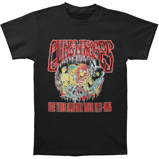 Guns N Roses Illusion Monsters Slim Fit T-shirt Front
