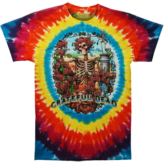 Grateful Dead Rainbow Bertha Tie Dye T-shirt Front