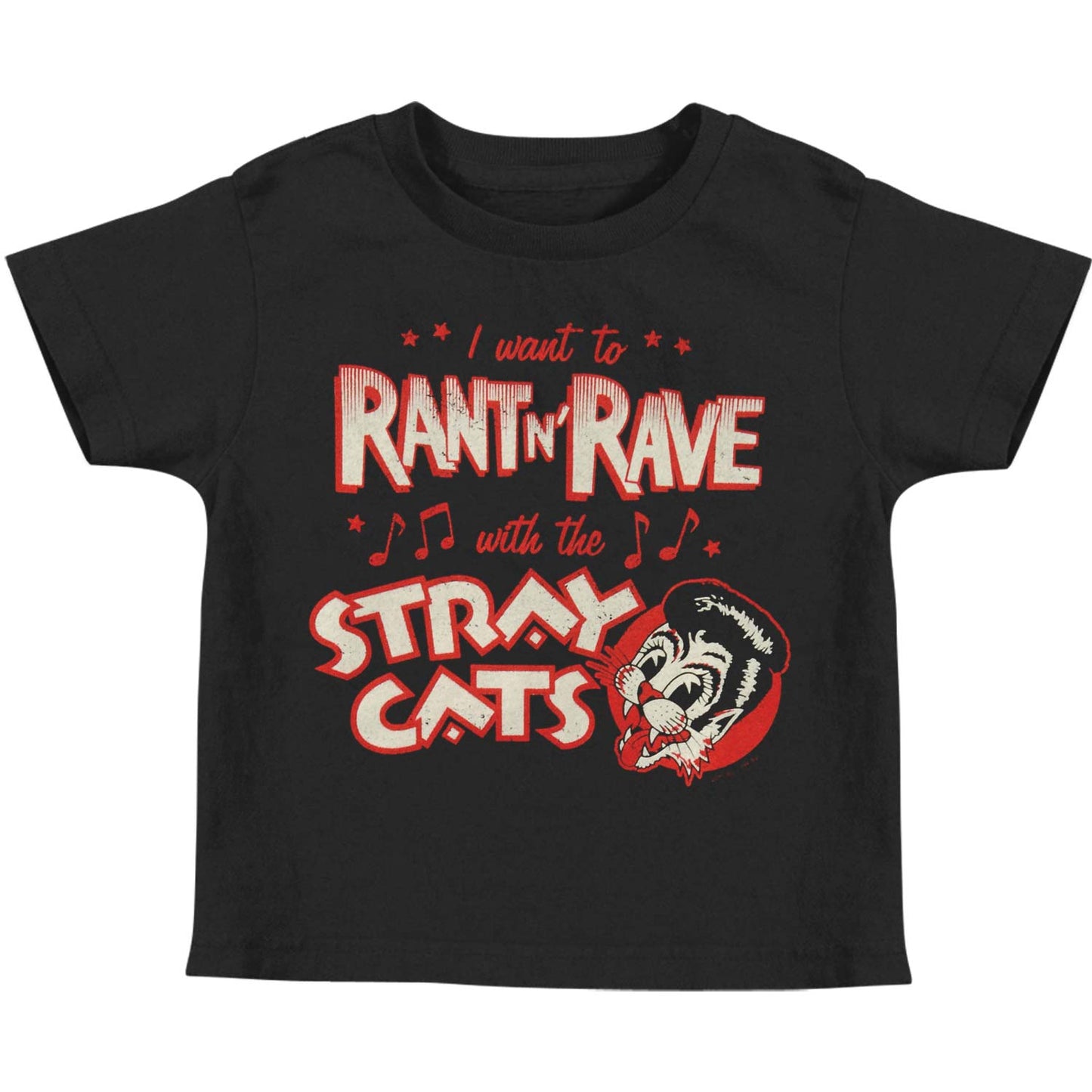 Stray Cats Rant N' Rave Childrens T-shirt Front