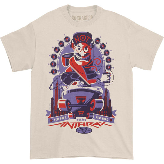 Anthrax New York, New York by Tom Whalen T-shirt Front