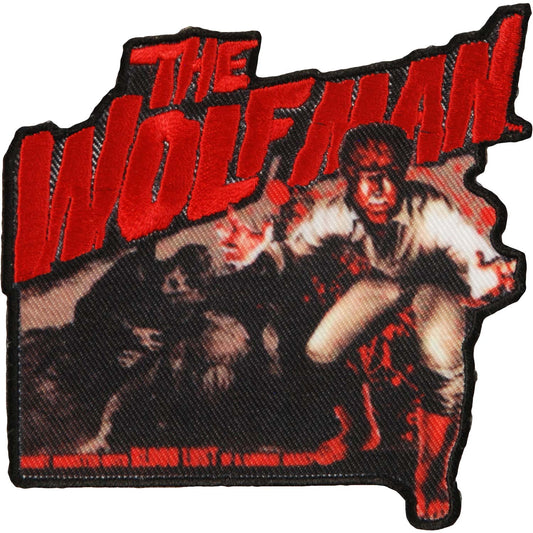 Wolfman Bloodlust Embroidered Patch Front