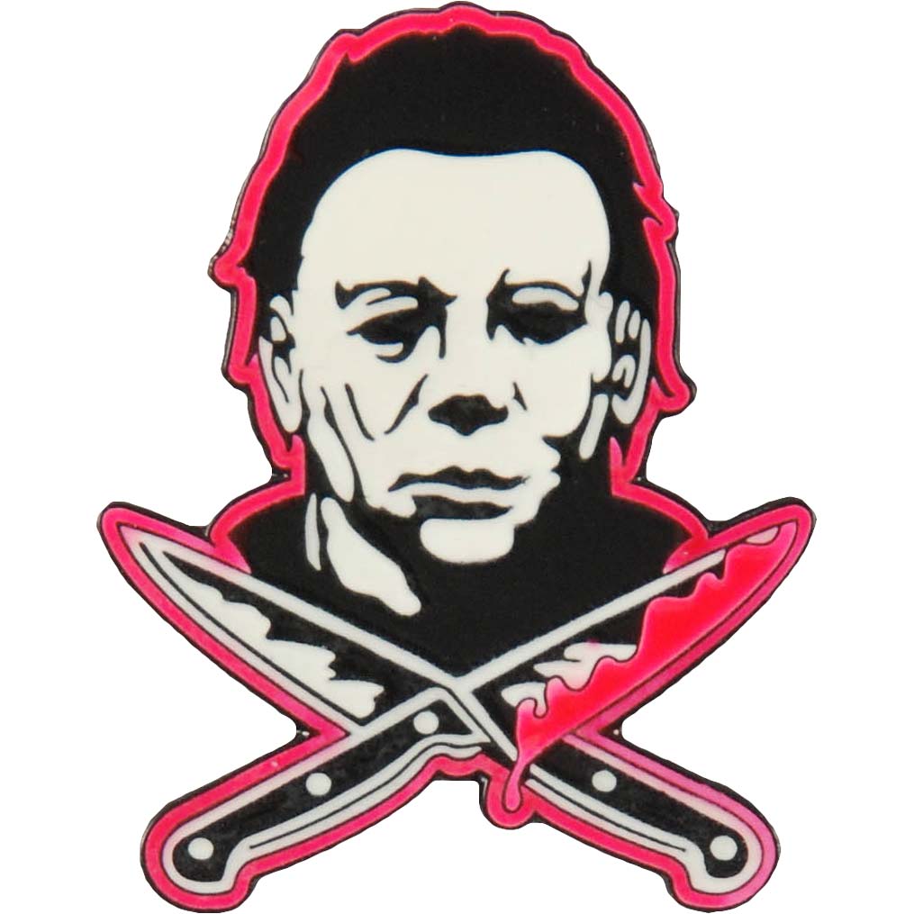 Halloween Mike Meyers by Rock Rebel Pin Badges Front