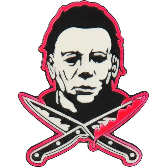 Halloween Mike Meyers by Rock Rebel Pin Badges Front