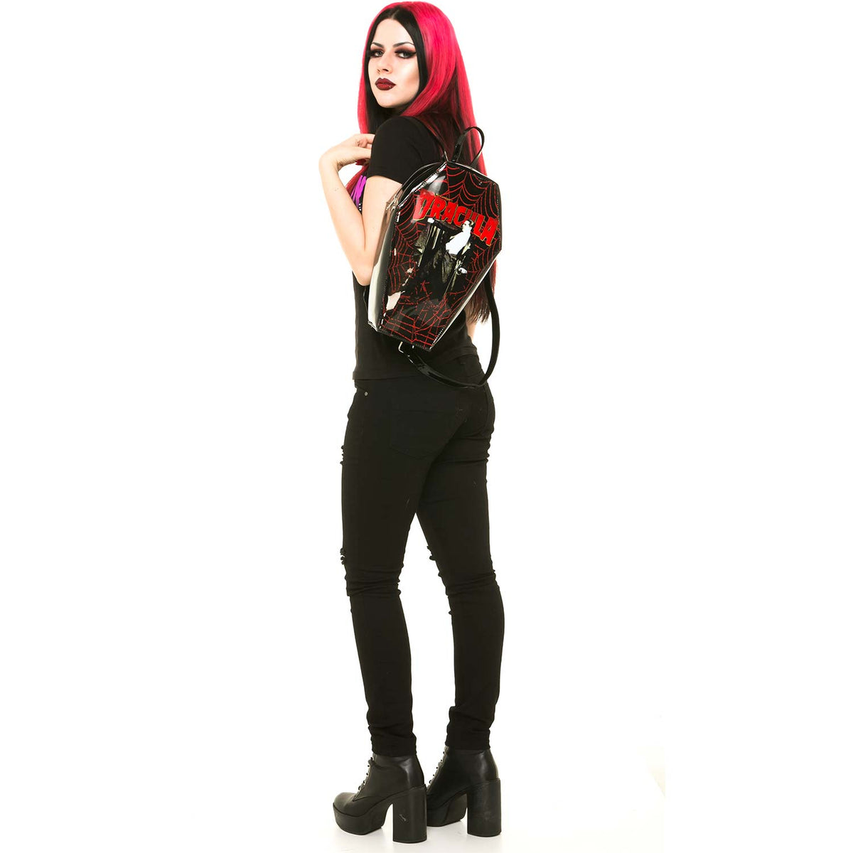 Dracula Coffin Backpack Backpack Back