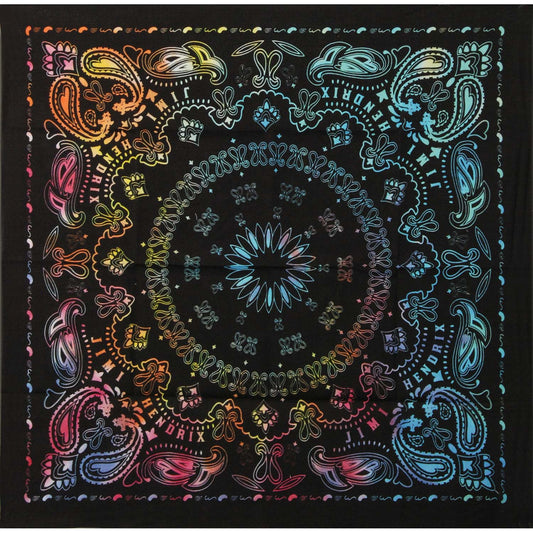 Jimi Hendrix Tie Dye Bandana Bandana Front
