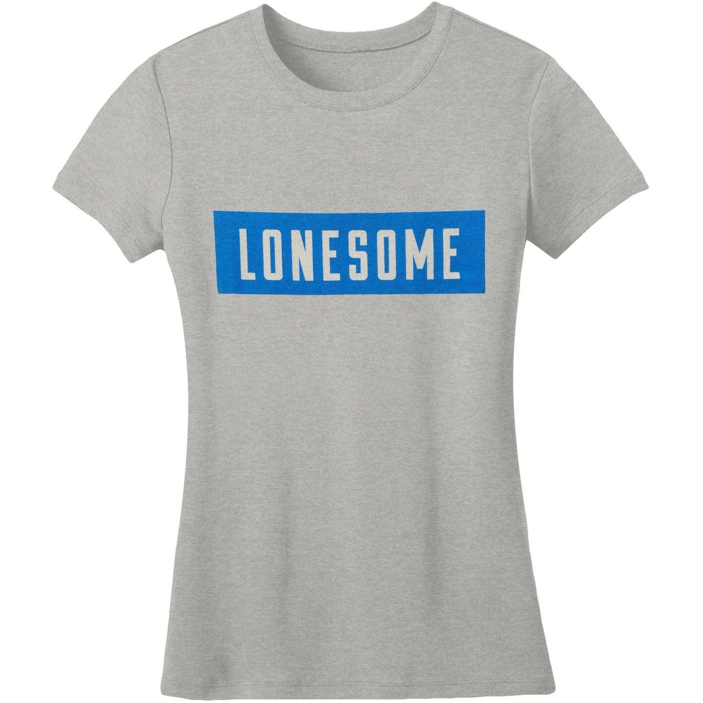 Lonesome Block Text Jrs Junior Top