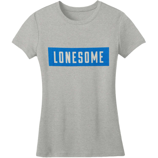 Lonesome Block Text Jrs Junior Top