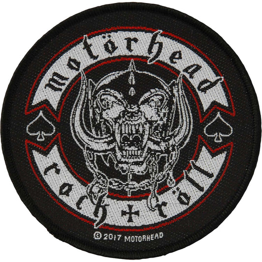 Motorhead Biker Badge Woven Patch Front