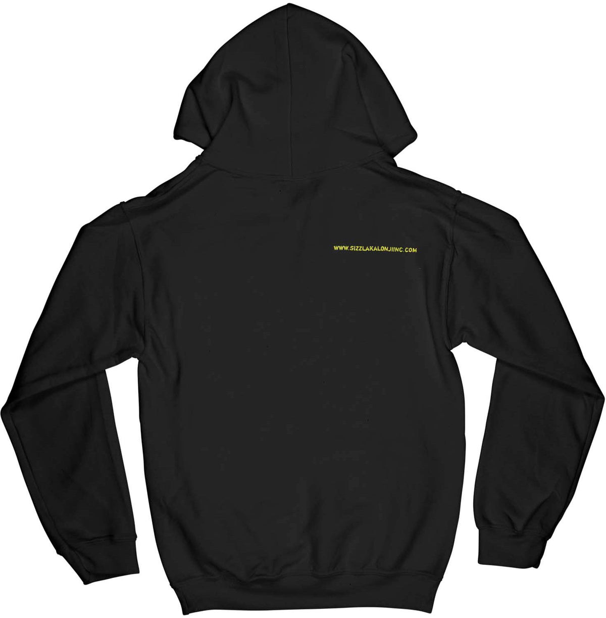 Sizzla Holding Firm Zippered Hooded Sweatshirt Back