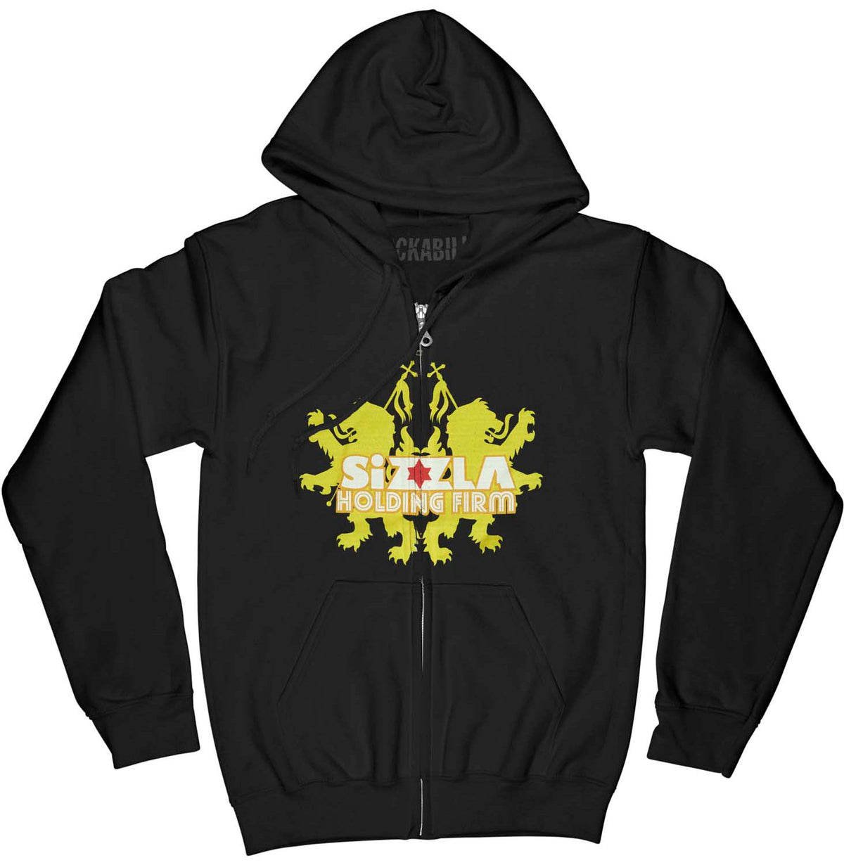 Sizzla Holding Firm Zippered Hooded Sweatshirt Front
