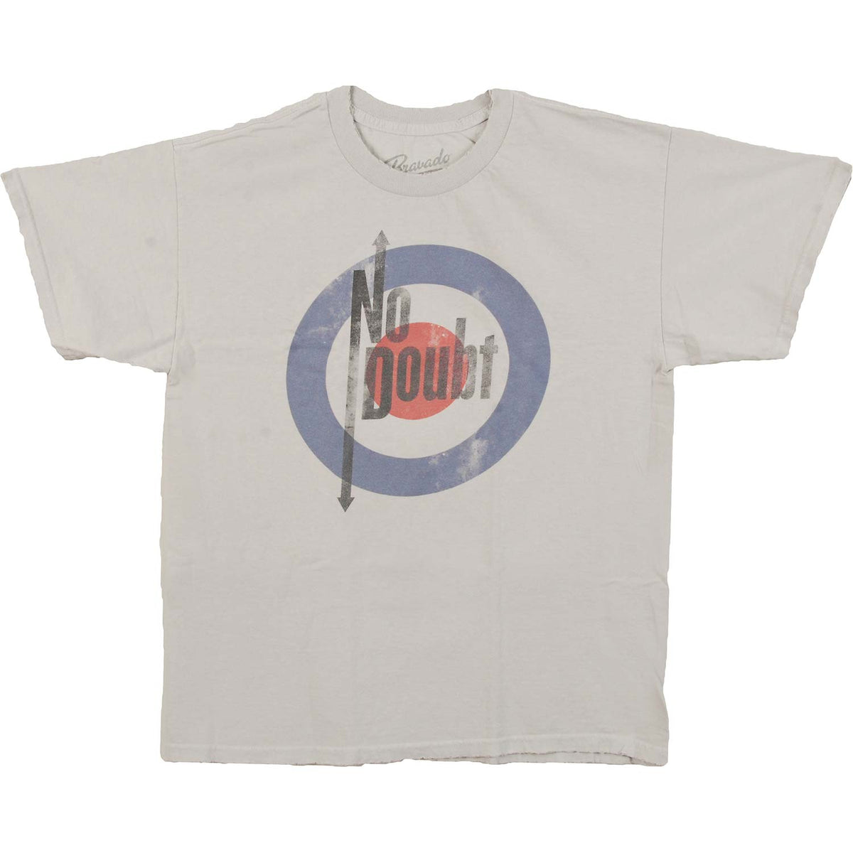 No Doubt Quadro Distress Tee Over Dyed T-shirt Front
