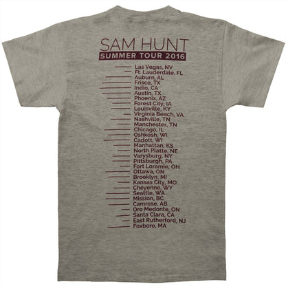 Sam Hunt Pixels 2016 Tour T-shirt Back