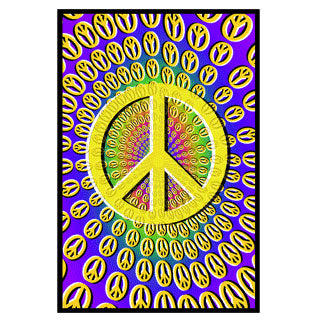Novelty Optical Peace Blacklight