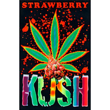 Novelty Strawberry Kush Blacklight