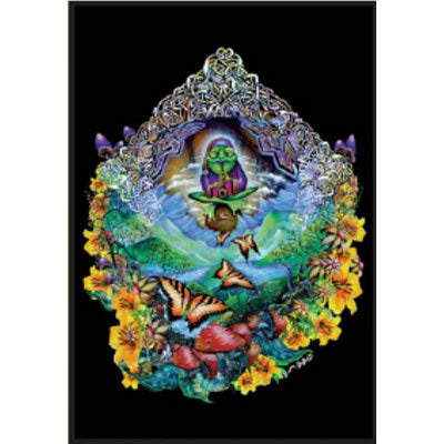 Fantasy Musical Frog Blacklight