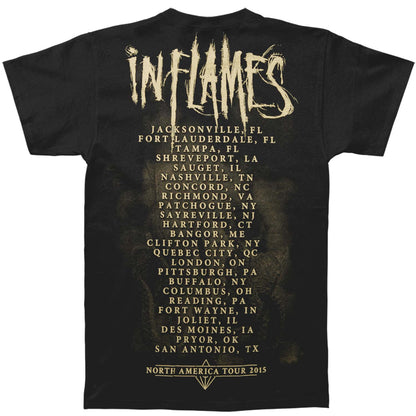 In Flames Octopus 2015 Tour T-shirt Back