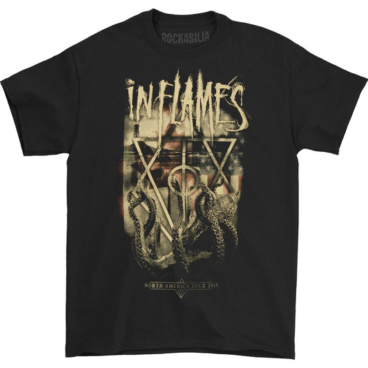 In Flames Octopus 2015 Tour T-shirt Front