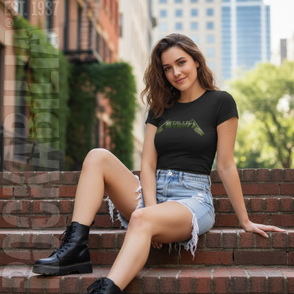 3D Logo on Asphalt Junior Baby Doll Junior Top