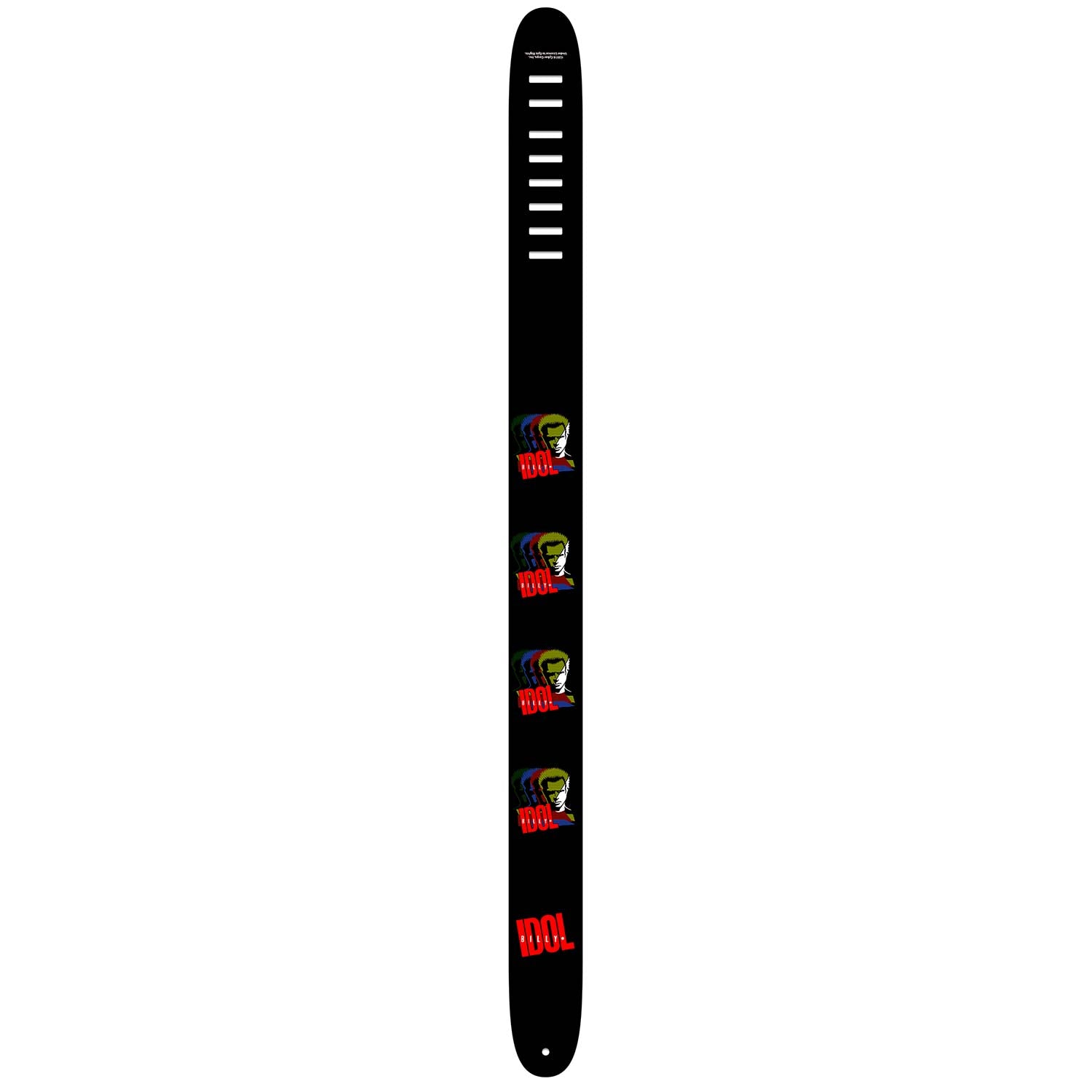 Billy Idol Head Portrait Guitar Strap
