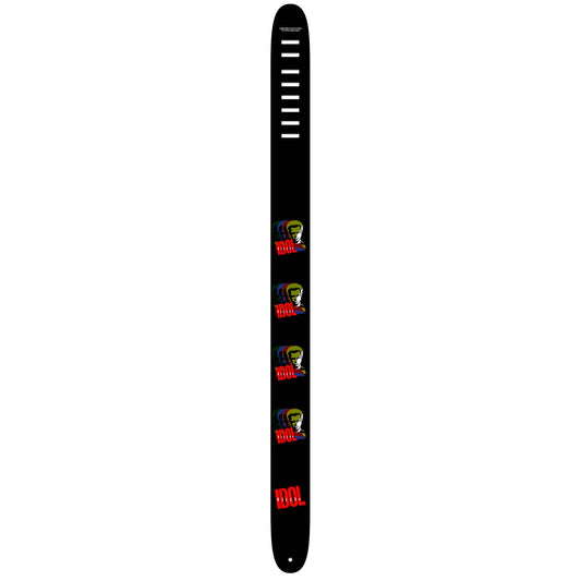 Billy Idol Head Portrait Guitar Strap
