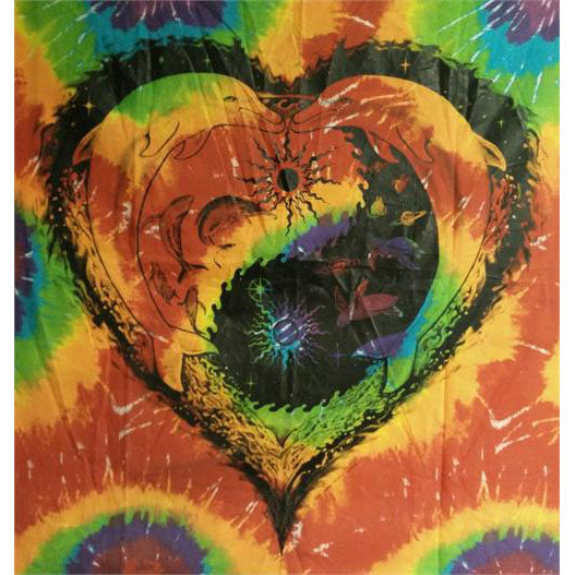Tapestry Dolphin Love Tapestry