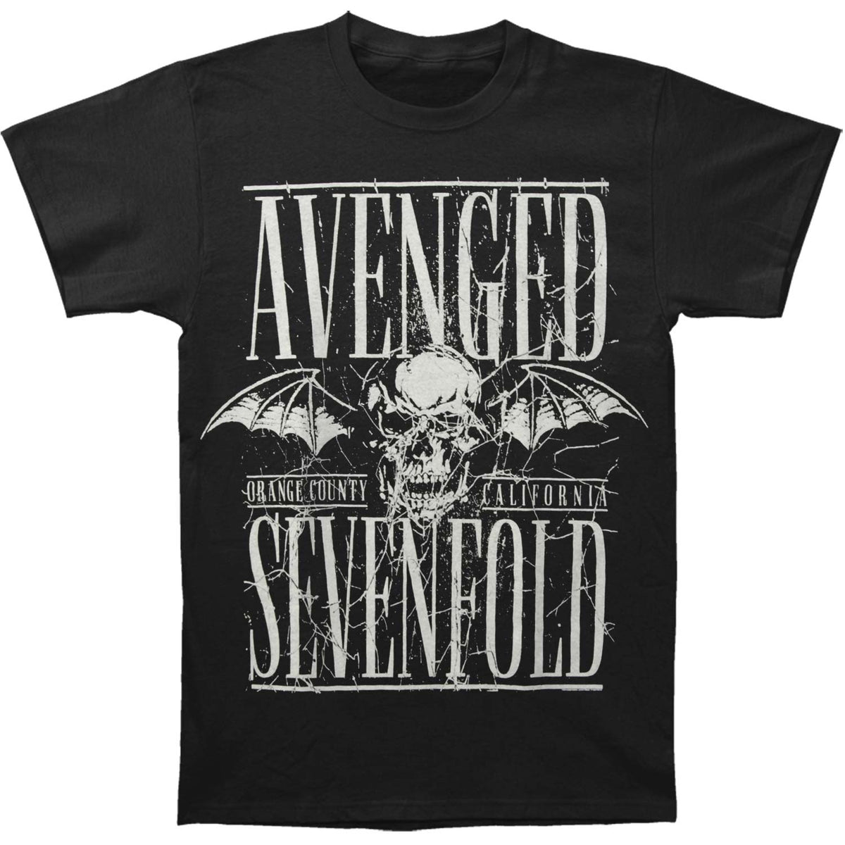 Avenged Sevenfold AVS Bullet Proof Mens Regular T T-shirt Front