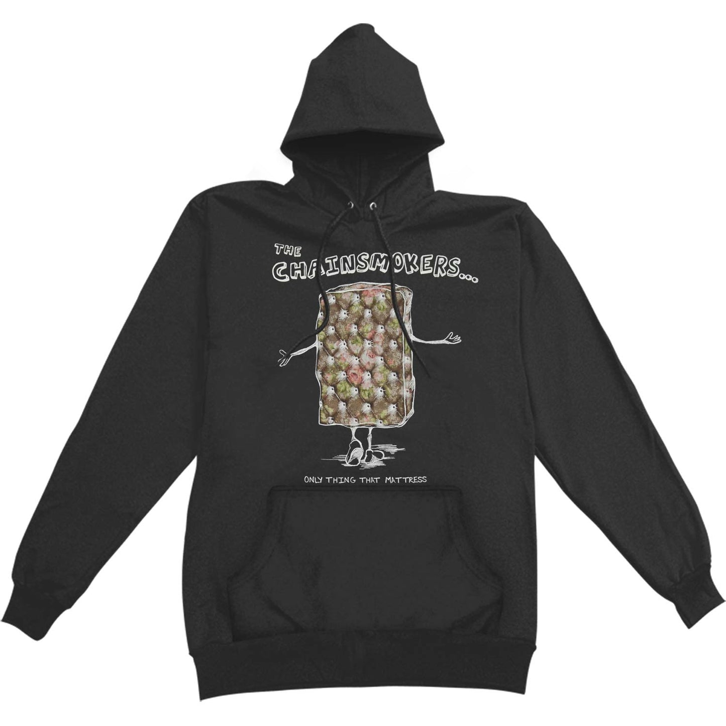 Chainsmokers Mattress Man Mens Pullover Hoodie Hooded Sweatshirt Front