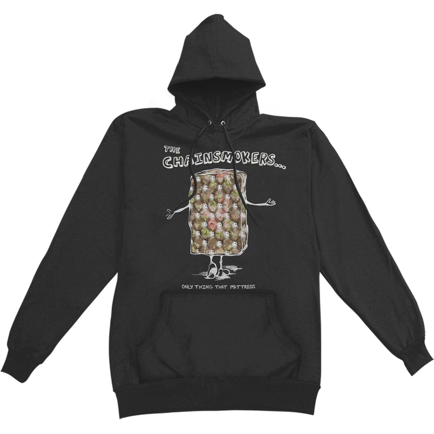 Chainsmokers Mattress Man Mens Pullover Hoodie Hooded Sweatshirt Front