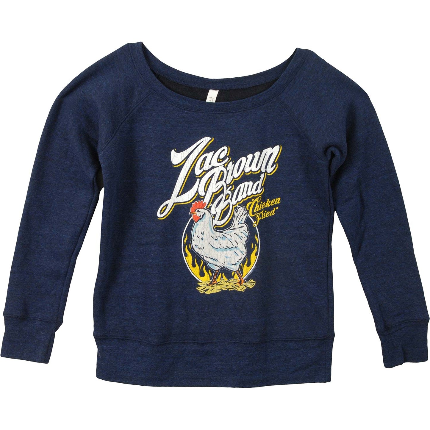 Zac Brown Band Chicken Fried Woman's Hi Lo P/O Girls Jr Sweatshirt Front