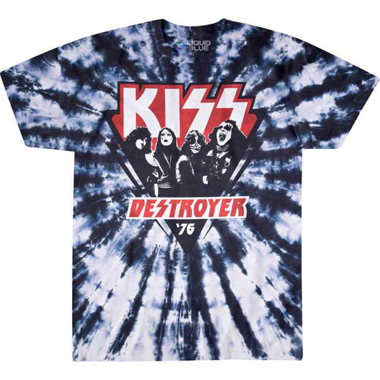 KISS Destroyer '76 Tie Dye T-shirt Front