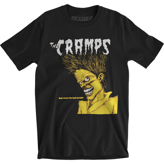 Cramps Bad Music Slim Fit T-shirt Front