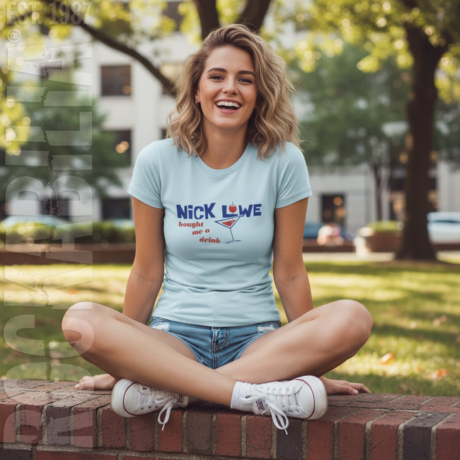 Nick Lowe Nick Lowe - Bought Me A Drink (Ladies) Junior Top