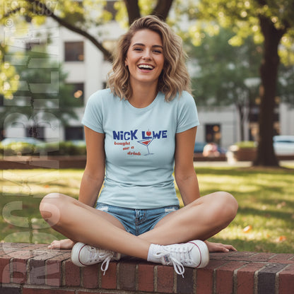 Nick Lowe Nick Lowe - Bought Me A Drink (Ladies) Junior Top