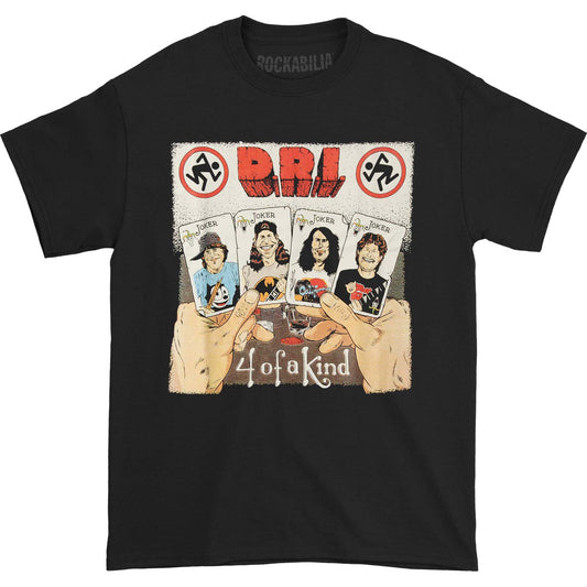 D.R.I. D.R.I. Four Of A Kind (Black) T-shirt
