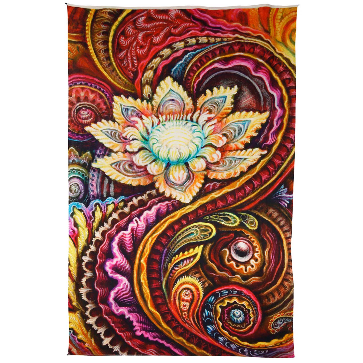 Randal Roberts Flower Power Tapestry