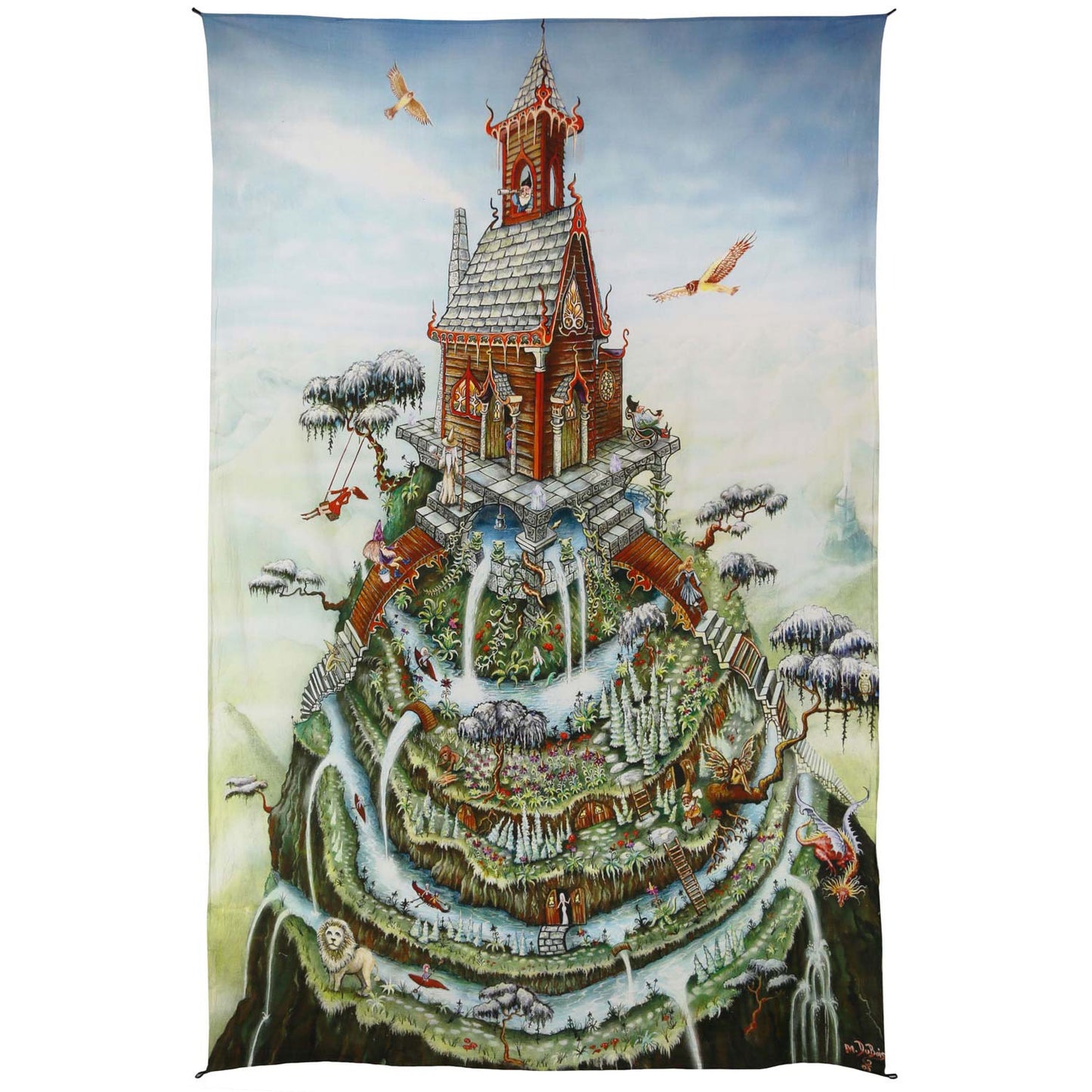 Mike Dubois Mountain House Tapestry