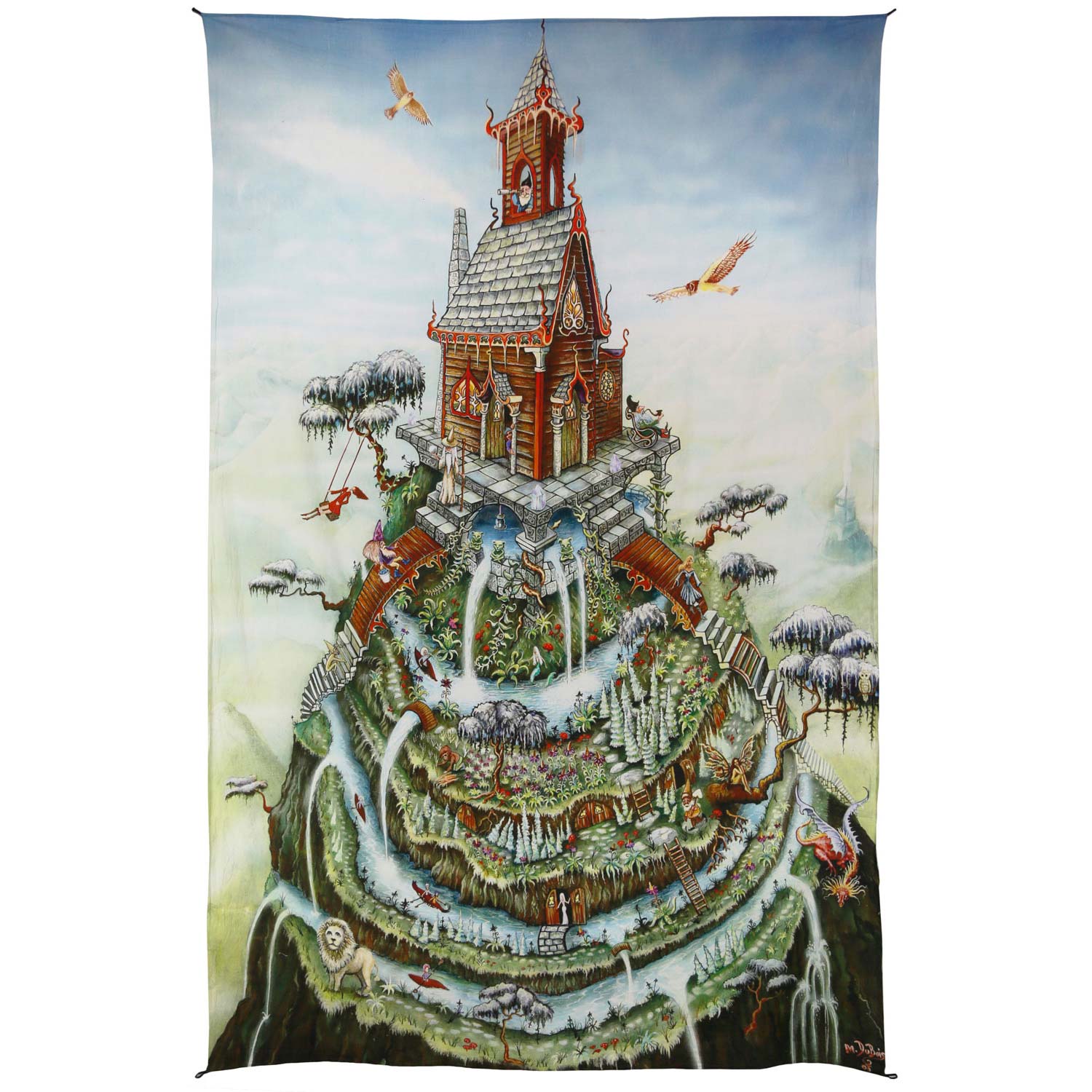 Mike Dubois Mountain House Tapestry