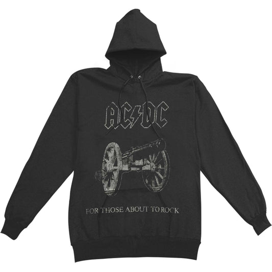 AC/DC About To Rock Hooded Sweatshirt Front