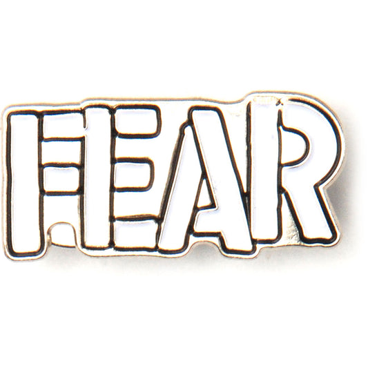 Fear Fear - Enamel Pin Pewter Pin Badge