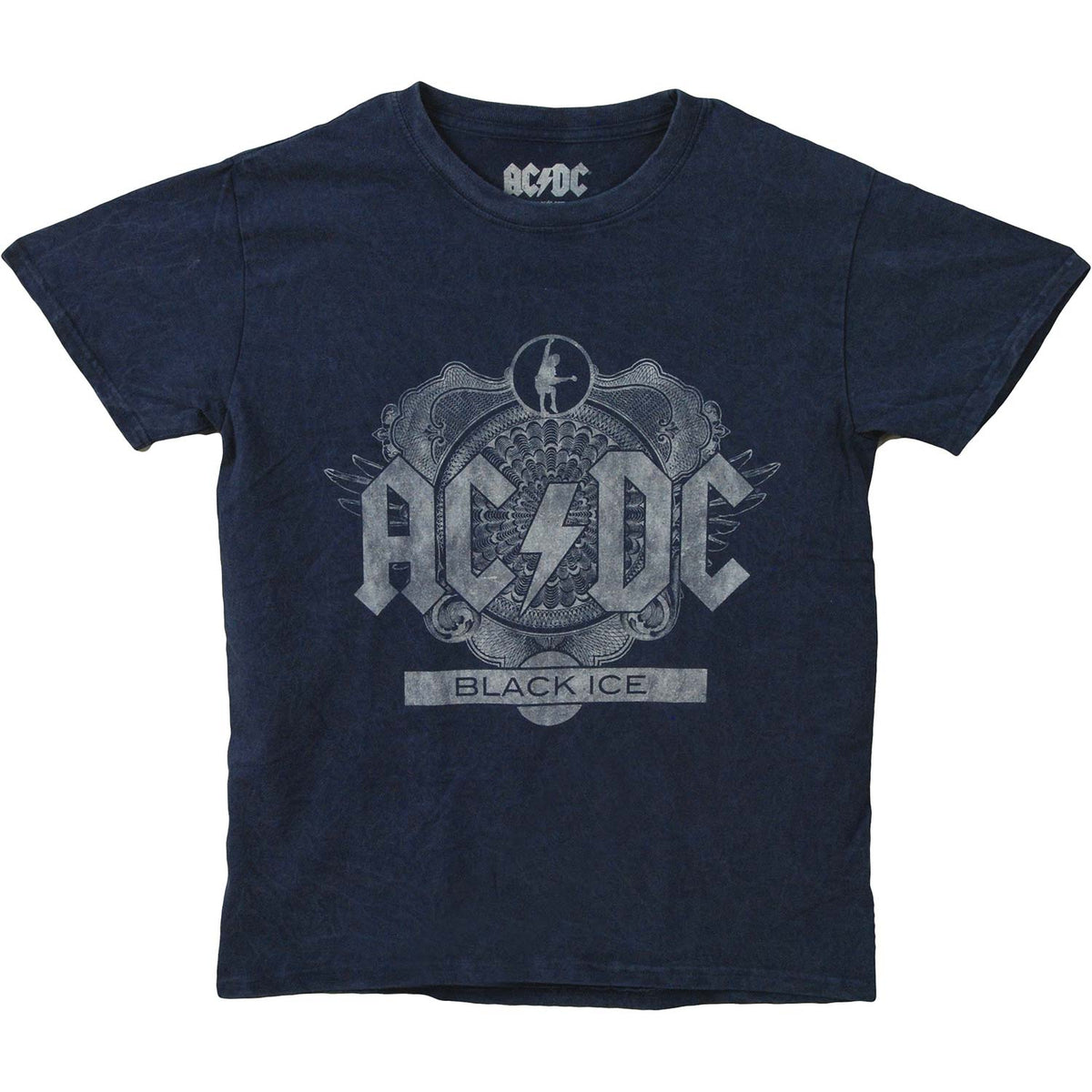 AC/DC Black Ice Vintage T-shirt Front