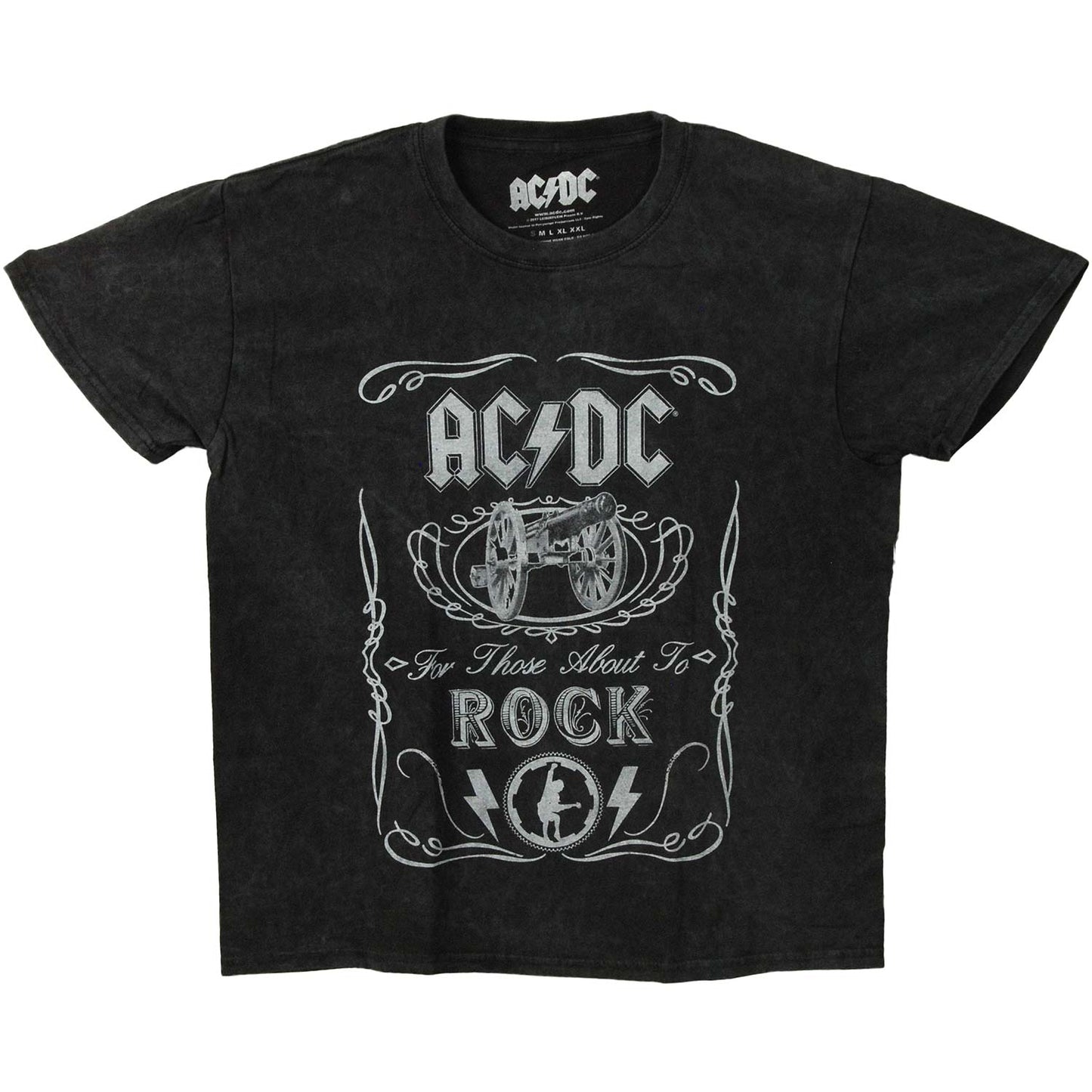 AC/DC Cannon Swig Vintage Vintage T-shirt Front