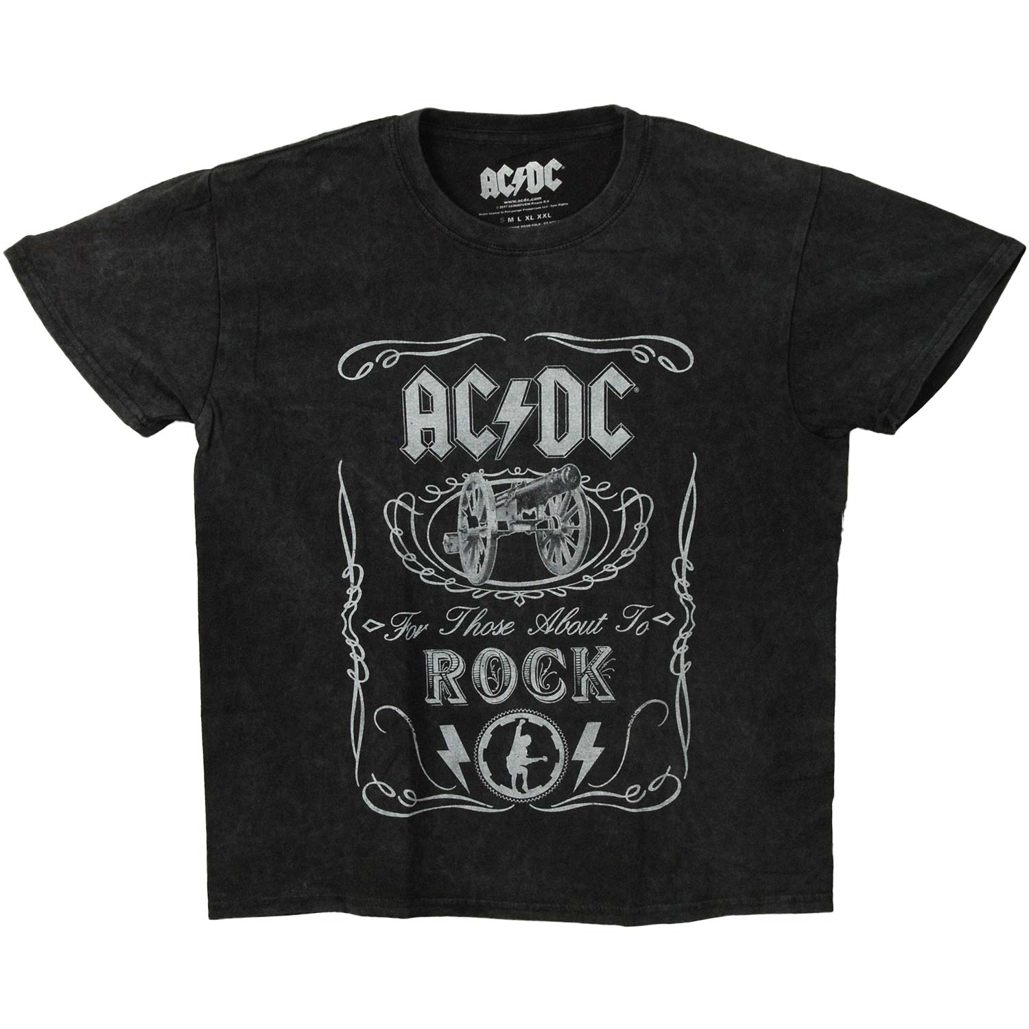 AC/DC Cannon Swig Vintage Vintage T-shirt Front